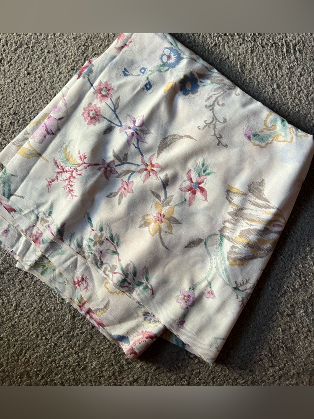 Floral Print Fabric/ Table Runner